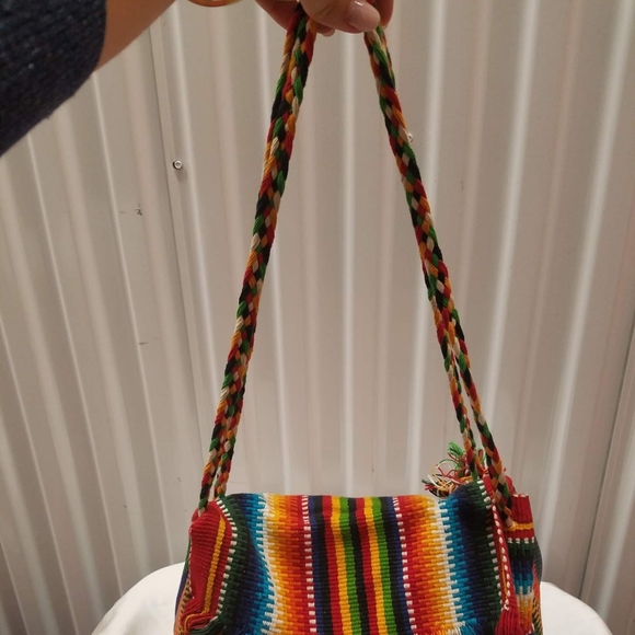 Hand made Boho multicolor Bag - Picture 2 of 8